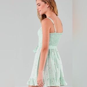 Hollister Mint Green Floral Dress for Kids